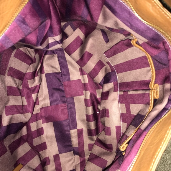 Kooba Jonnie Brown Leather Shopper Tote EUC - Picture 6 of 9